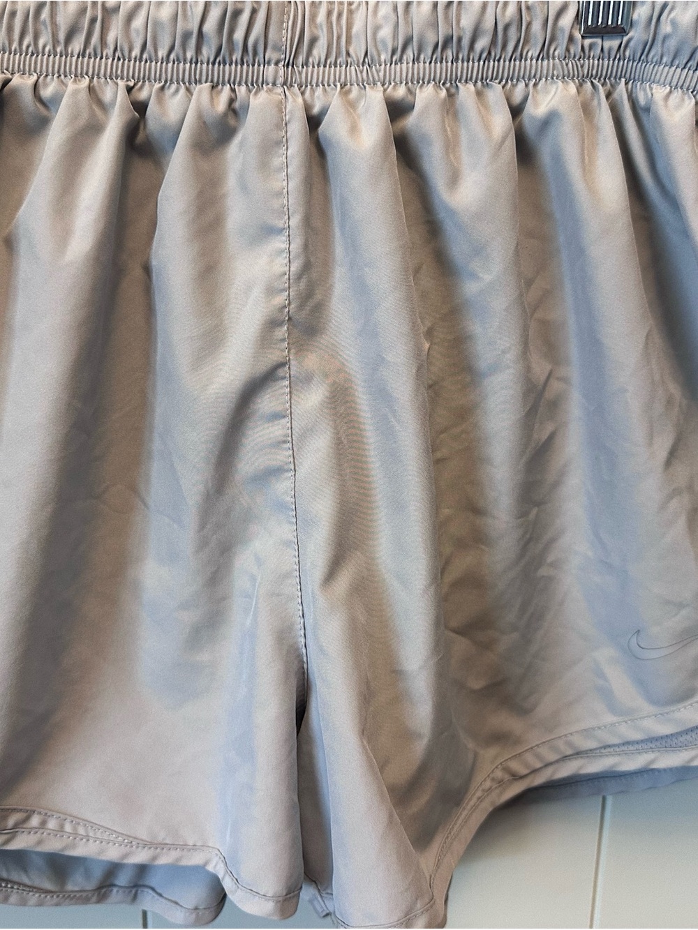 Nike Light Gray Dri-FIT Performance Shorts